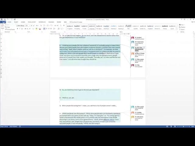 Introducing qualitative analysis with Quirkos