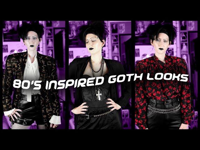 80's Inspired Goth Outfits | Vintage Clothes