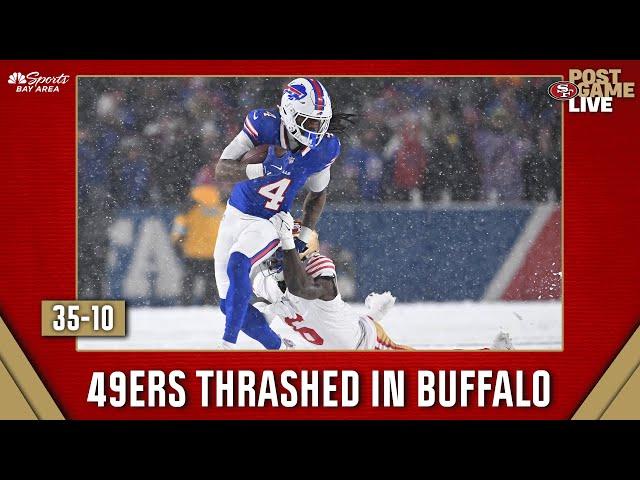 49ers thrashed in the snow, fall to Bills 35-10 | NBC Sports Bay Area