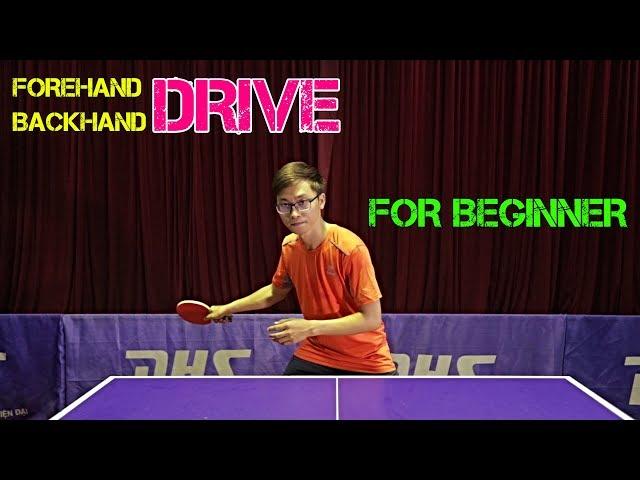 Learning Forehand Drive & Backhand Drive (Best Tip) | MLFM Table Tennis Tutorial