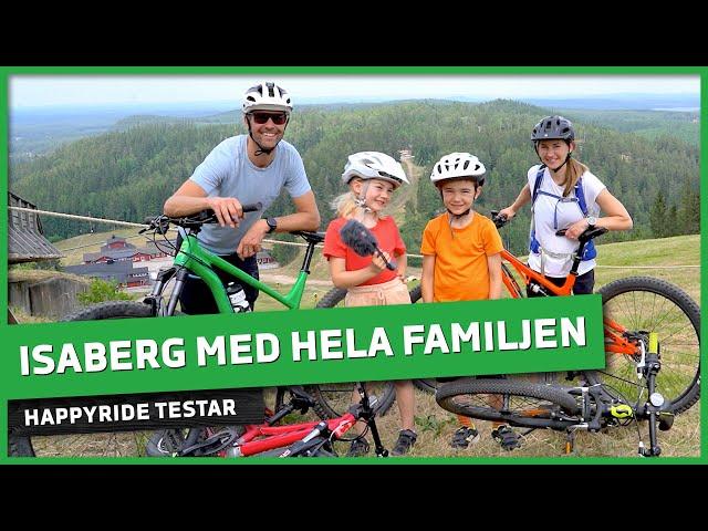 Sveriges roligaste cykling? Isaberg Bike Park med hela familjen [Happyride testar]