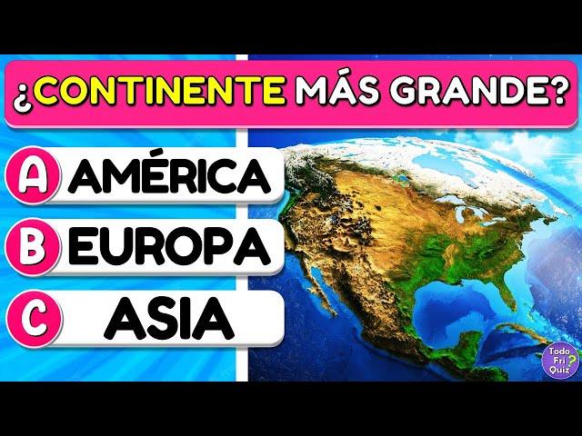 Test del "PLANETA TIERRA"! ‍| ¿Cuánto Sabes de "LA TIERRA"? | Reto Cultura General