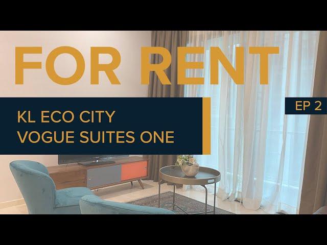 Rent | KL Eco City, Vogue Suites One Residence |1+1Bedroom 1Bathroom unit with balcony(789 sqft) EP2