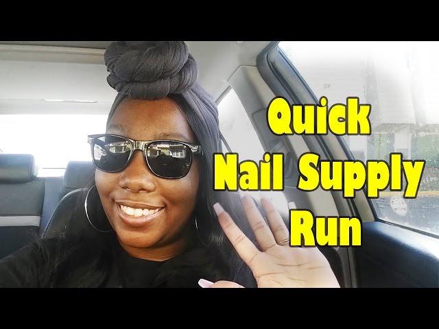 Nail Vlog | Come with me to get Nail Supplies | LongHairPrettyNails