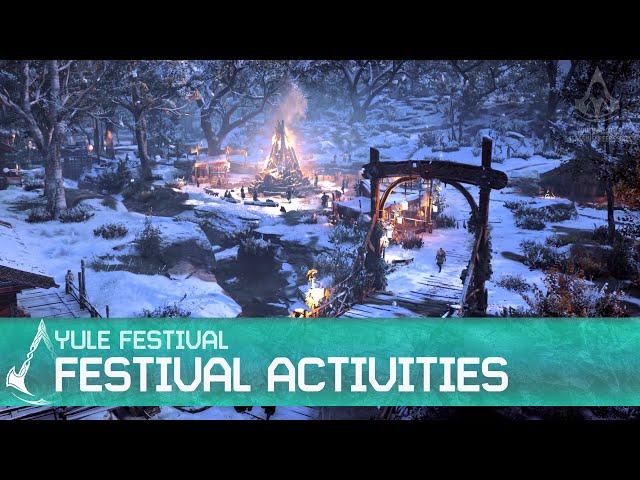 Assassin's Creed Valhalla - All Settlement Activities [Yule Festival - Season 1]