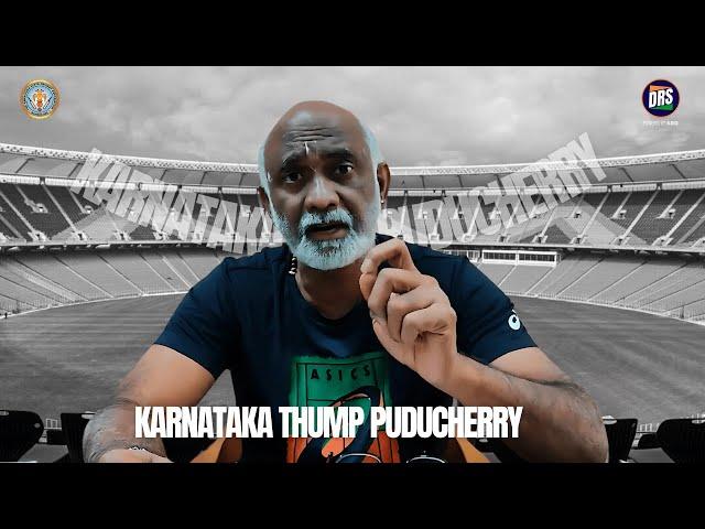 Karnataka Triumphs Over Puducherry in Vijay Hazare Trophy Clash| DRS