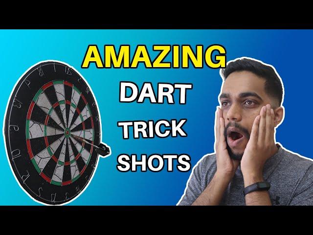 8 Amazing Dart Trick Shots! 100% REAL | NOT FAKE, WALLAH! | TMH Entertainment