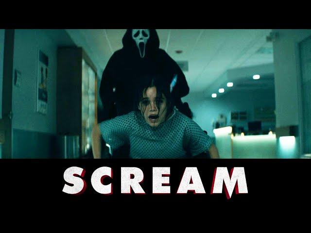 Scream (2022) - Ghost Face Attacks Tara At The Hospital 1080p