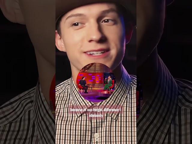 Tom Holland got embarrassed by Zendaya #shorts #tomholland #hollywood #zendaya #spiderman #Marvel