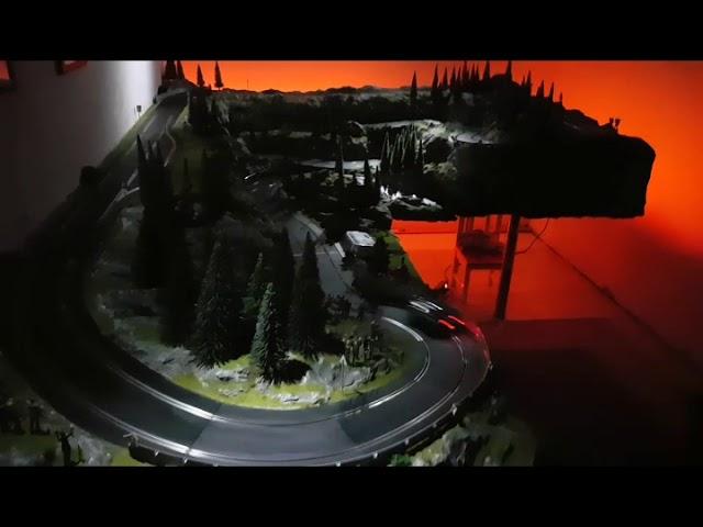 Scalextric Digital Rally Slotcar Track - Sunset #shorts #slotracing