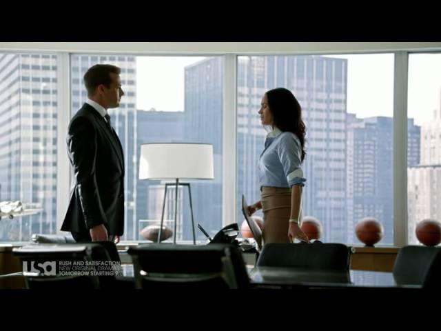 Suits - Rachel asks Harvey for a day off