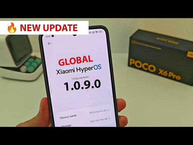  NEW UPDATE HyperOS 1.0.9.0 - POCO X6PRO - NEW FEATURES XIAOMI Android 14