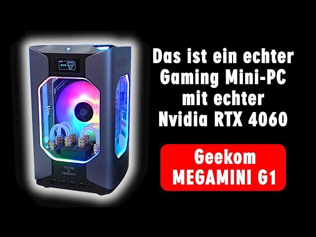 Tecno x Geekom MEGAMINI G1 Mini-PC Test - Review mit Nvidia RTX 4060