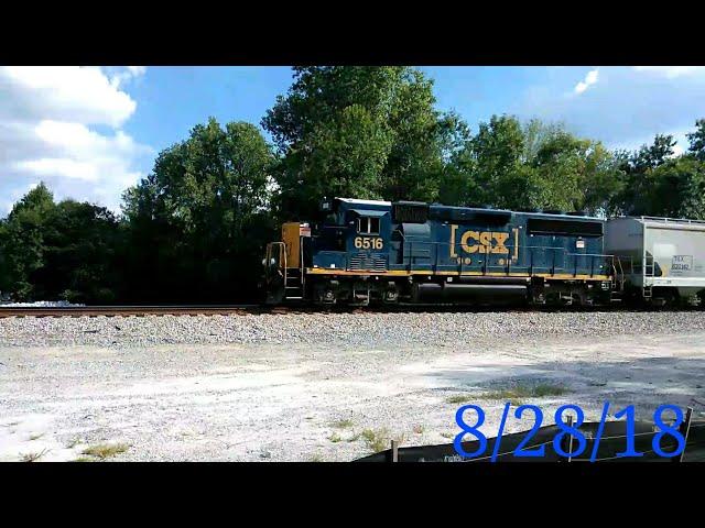 CSX Short Manifest in Lilburn, GA - 8/28/18