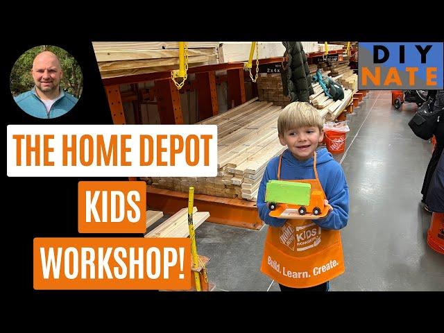 The Home Depot's Kids Workshop - Free & Fantastic Hands-on DIY Learning for Children! by DIYNate