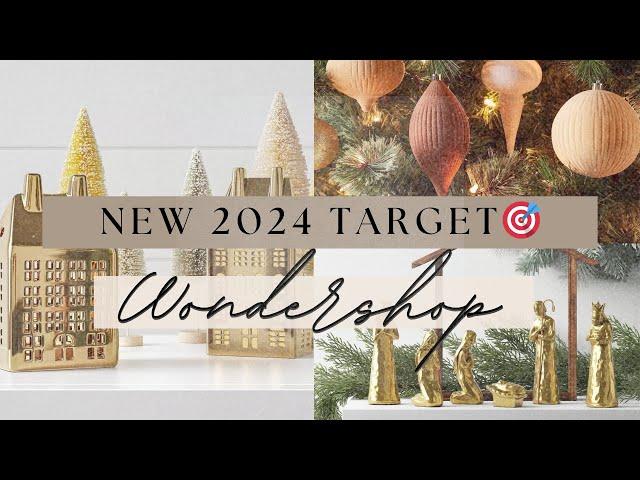  NEW 2024 TARGET CHRISTMAS WONDERSHOP DECOR PREVIEW | Affordable Neutral Christmas Decor