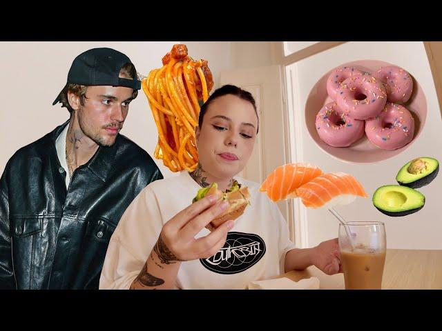 tentei seguir a dieta do JUSTIN BIEBER por um dia!