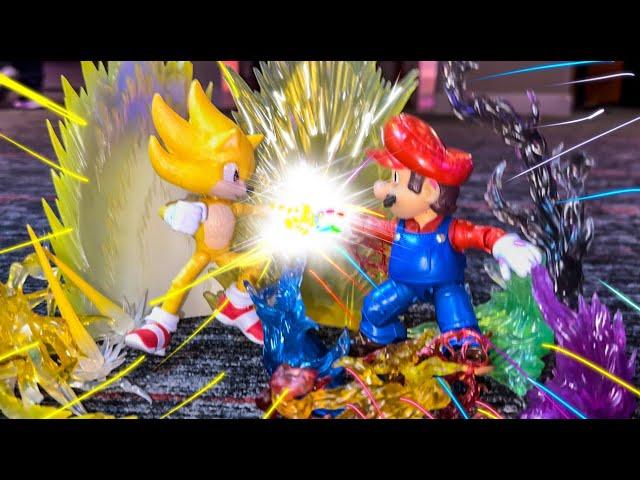 Sonic Vs Mario Ultimate Toy Battle