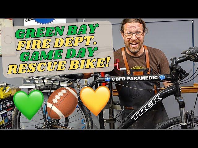    LAMBEAU FIELD EMS BIKE - TREK Marlin used by Green Bay FD for Packers game days! Full Tuneup!