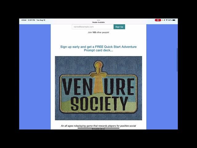 Venture Society TTRPG From 9th Level Games Looks Awesome!