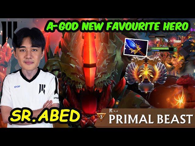 Abed Primal Beast MIDLANE - DESTROY PUB SERVER NA TOP1 MMR Dota 2 pro Gameplay