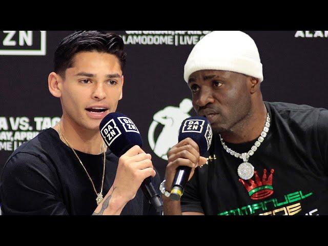 RYAN GARCIA VS EMMANUEL TAGOE FULL FINAL PRESS CONFERENCE AND FACE OFF