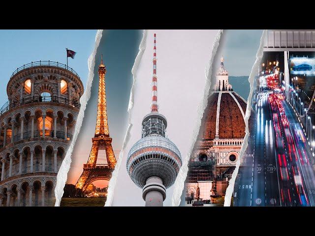 Europe Through Time [4K] | TIMELAPSE FILM