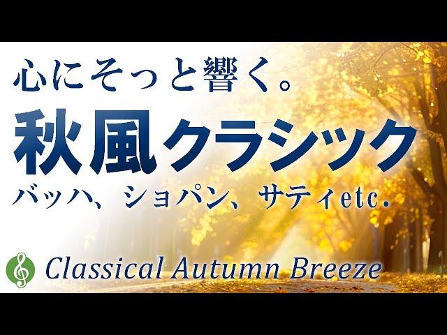 【秋を感じる名曲15選】心が震えるノスタルジックで美しく、そして切ない。時を超えて愛されるクラシック傑作メドレー【リラックスBGM】【作業用音楽】Autumn Classical Music