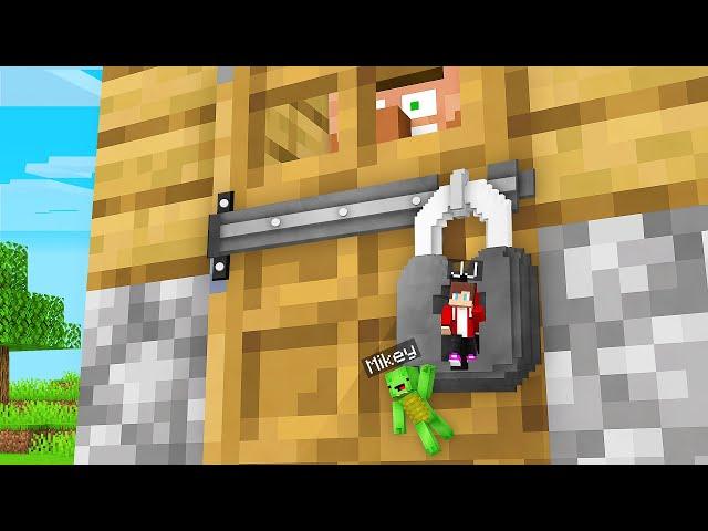 Mikey and JJ Became Tiny and Escaped The Prison in Minecraft (Maizen)