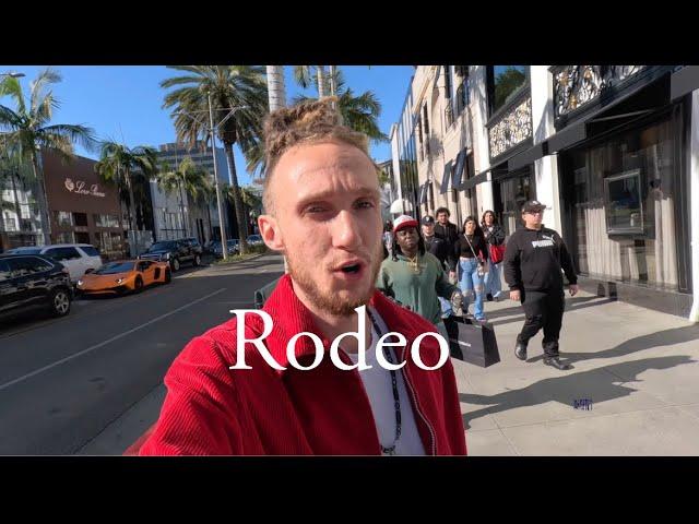 Los Angeles rodeo drive shopping spree you won't believe who I seen!!