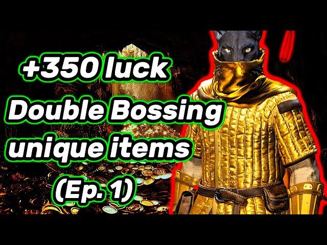 Double Bossing With 350+ Luck Until I Get Unique Items (Ep. 1) - Dark and Darker