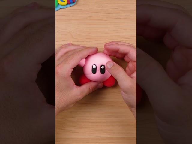 Making Kirby with clay!