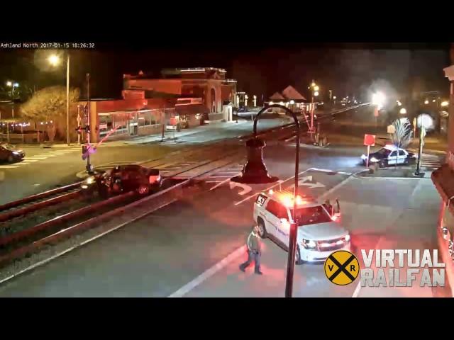 Train hits car in Ashland, VA (CSX)