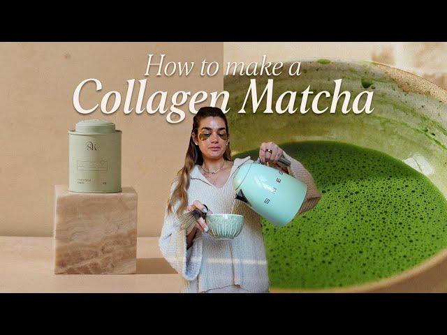 How to make a Collagen Matcha for Skin and Hair Health