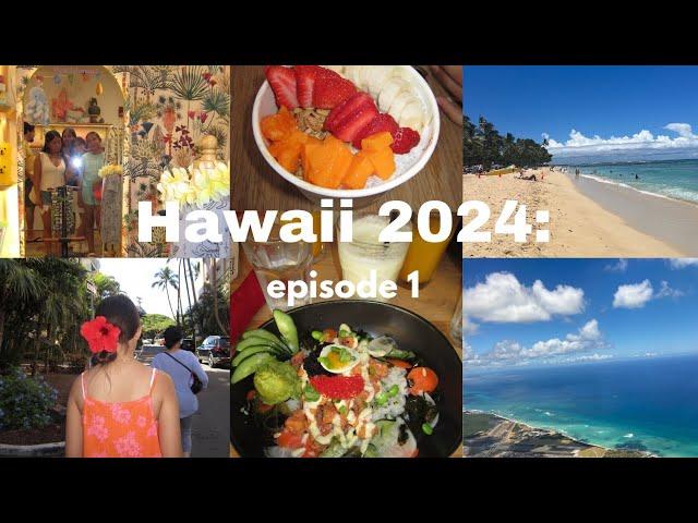 Hawaii 2024: ep. 1 (traveling, meals, beach days, Sunday mass, & exploring)