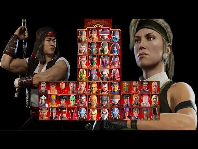 Mortal Kombat 9 - LIU KANG & SONYA MK11 MOD - NEW Expert Arcade Ladder Gameplay