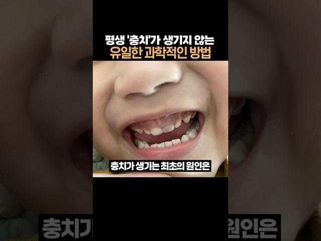 평생 ‘충치’가 생기지 않는 유일한 과학적인 방법