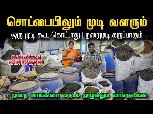 3 நாளில் முடி வளரும் | Homemade Best Hair Regrowth Powder Tamil | Homemade Shikakai Powder