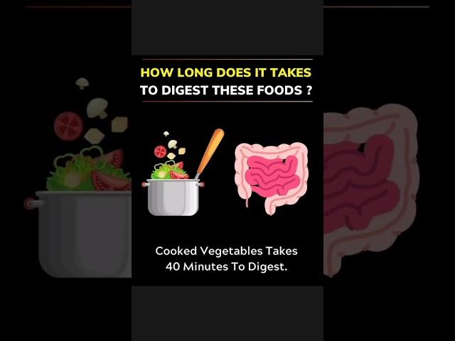 How long does it takes to digest these foods !! #facts #shorts  #viral