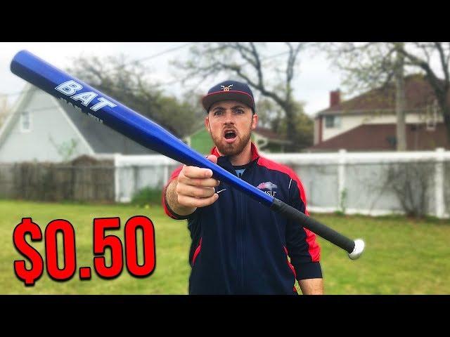 This Is The World's CHEAPEST MLB Baseball Bat!