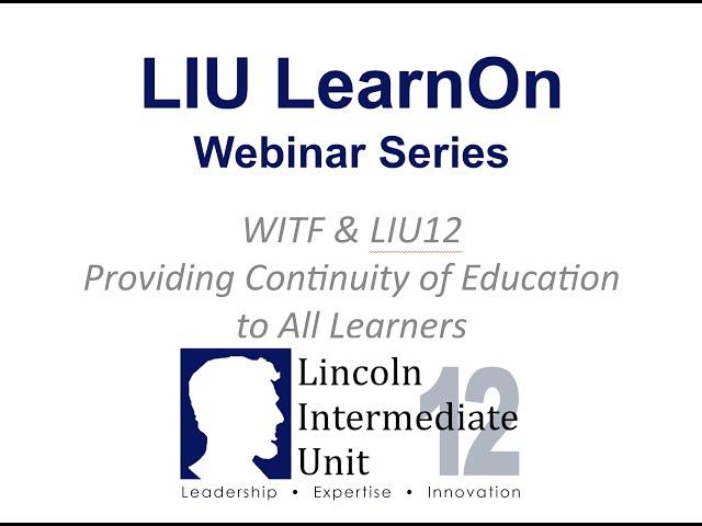 LearnOn - WITF PBS & LIU12