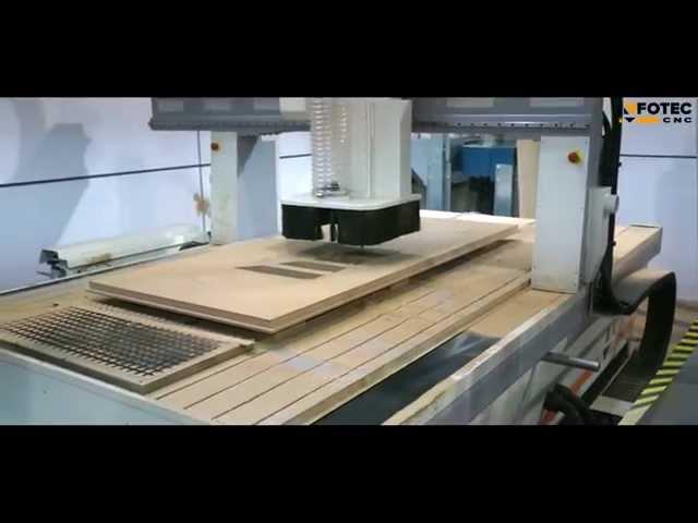 Frezarka CNC do produkcji drzwi i elewacji | Budma 2015 | InfoTEC CNC