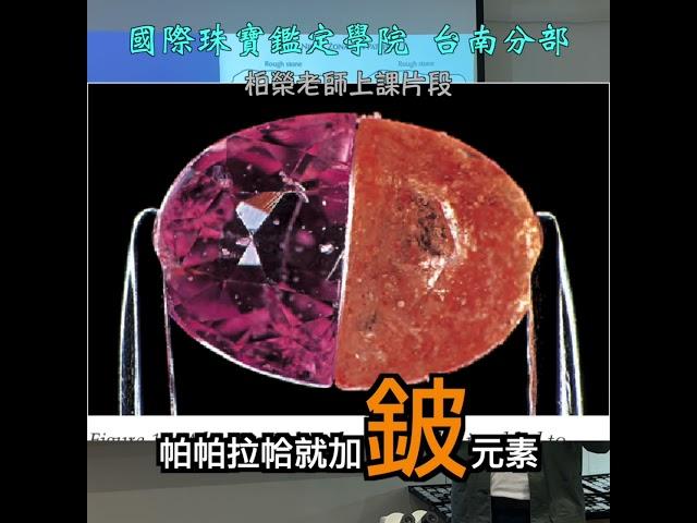 台南彩色寶石鑑定教學課程丨擴散處理、二度燒是什麼？丨循環課程丨  #彩色寶石 #colorstone  #shorts #ruby #sapphire