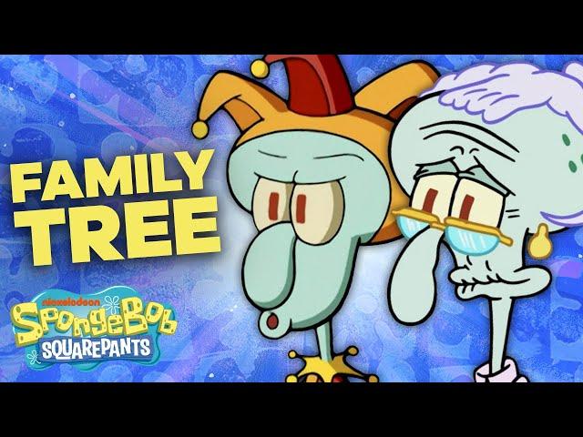 The SQUIDWARD TENTACLES Family Tree  SpongeBob SquarePants