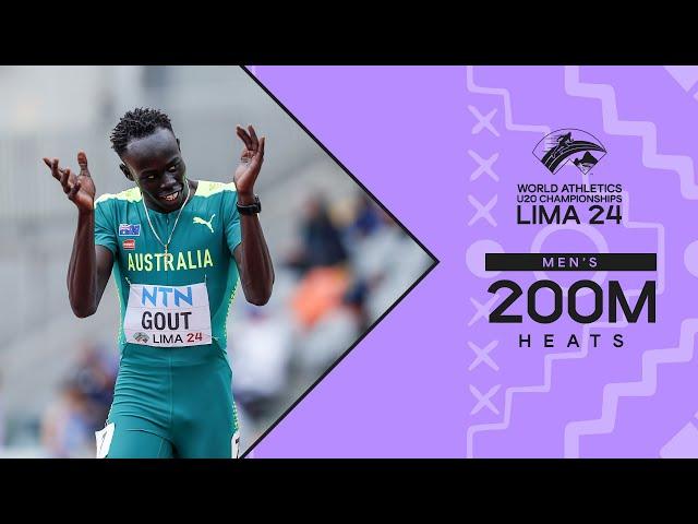 's Gout Gout flies to 20.77 in 200m heats | World Athletics U20 Championships Lima 2024