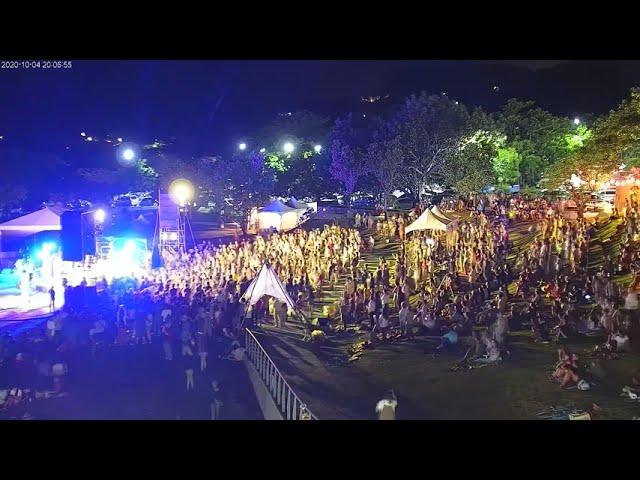 東海岸即時影像-20201004月光海音樂會 縮時  | Torik Visitor Center Timelapse in East Coast, Taiwan