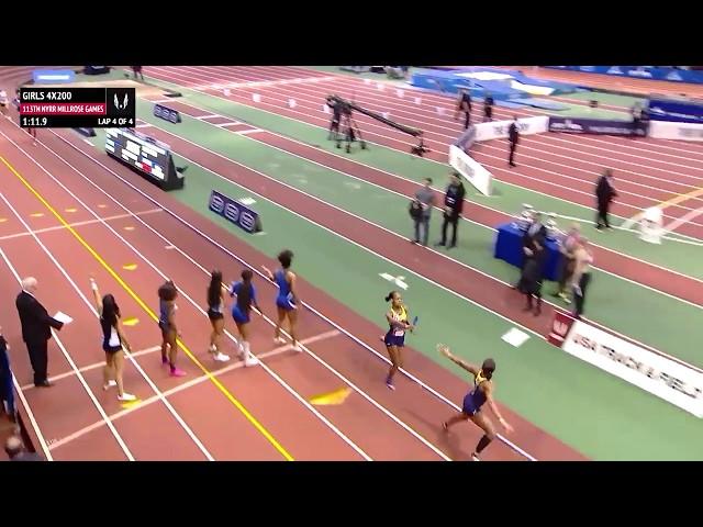 2020 MILLROSE GAMES HIGH SCHOOL GIRLS 4x200M RELAY