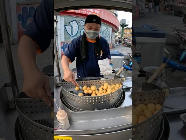 $1.25 Sweet Potato Balls in Taiwan  #shorts