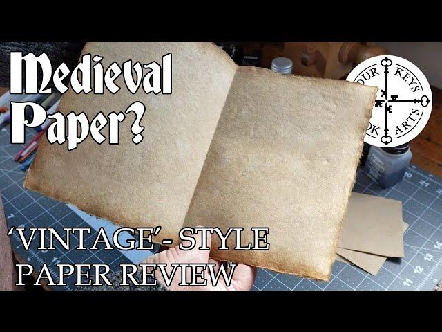 Is This Medieval Paper? Full Test & Review: Nomad Craft Co. Handmade Antique-Style Recycled Paper