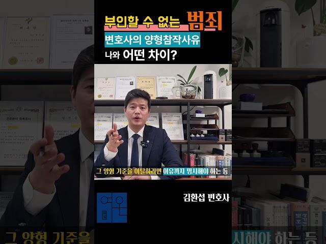 변호사의 양형참작사유 나와 어떤차이?? #형사  #변호사 #변호사선임